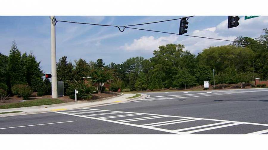 3053 Gravel Springs Rd site includes all utilities plus curb cuts on Cedar Glade Lane and Gravel Springs Rd / SR 324 - Intersection of SR 324 / Gravel Spring Rd, Mall of Ga Blvd, & Cedar Glade Ln