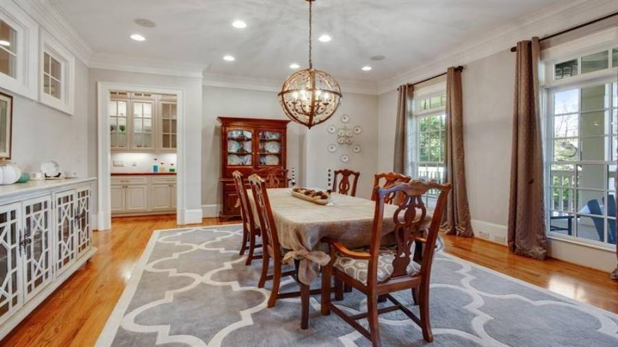 Large family dining room