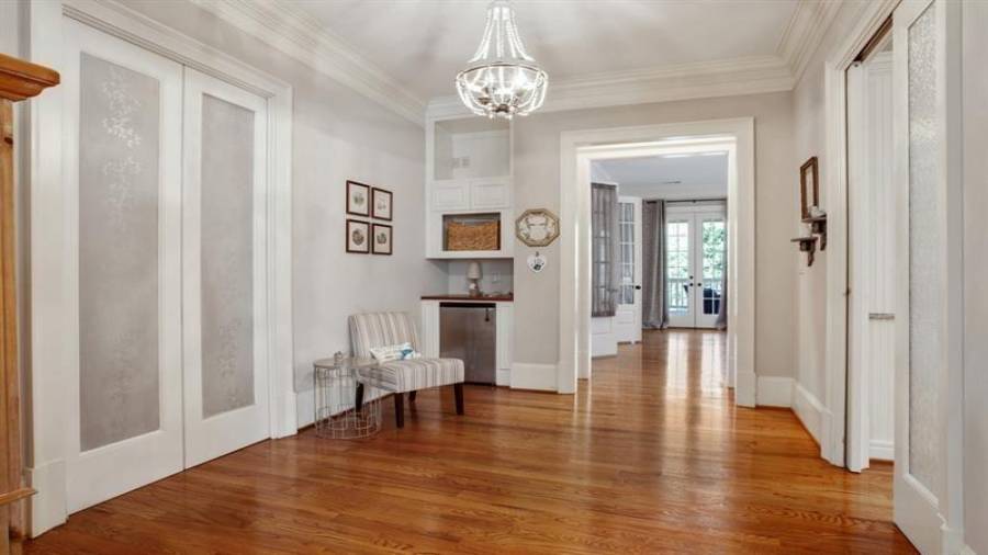 Dressing area off of master bath.