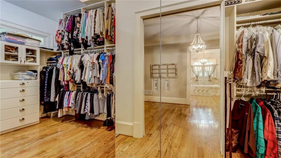 Custom Master closet.