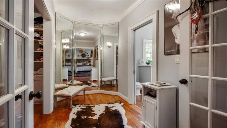 Bedroom four dressing area.