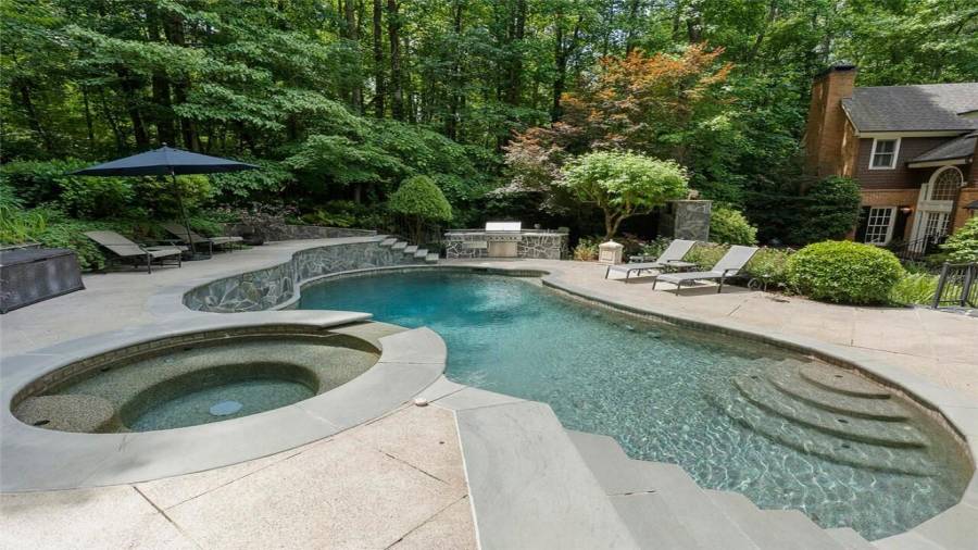 Grill while the kids play in the pool...