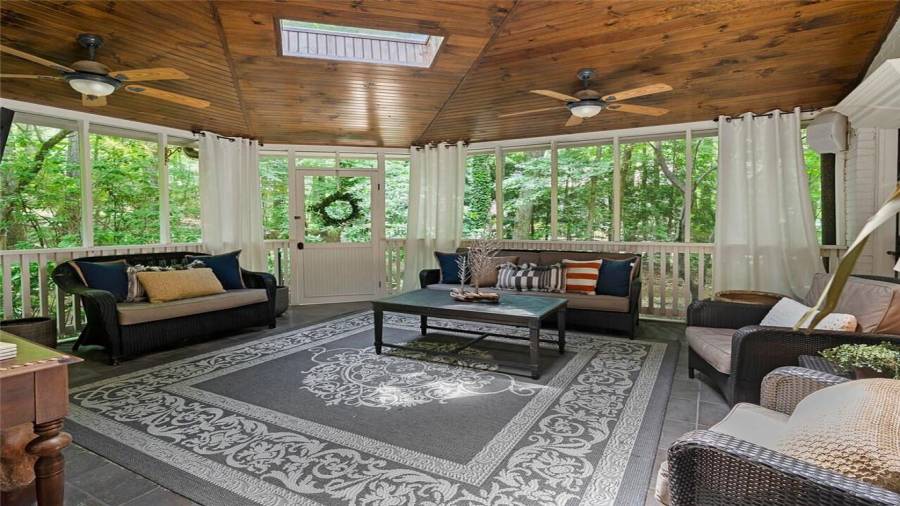 Curl up with a cup of coffee and listen to nature