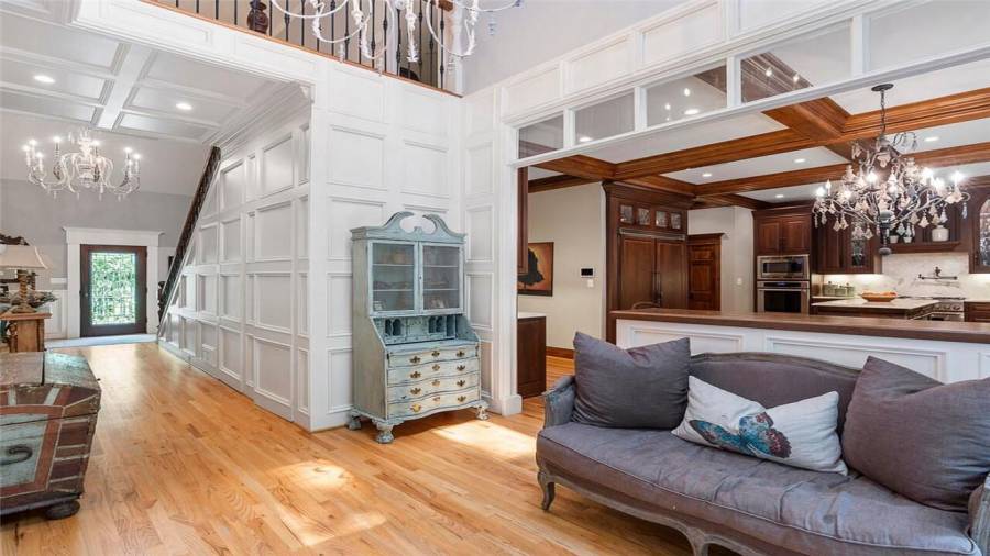 Decorative transom adds architectural flair