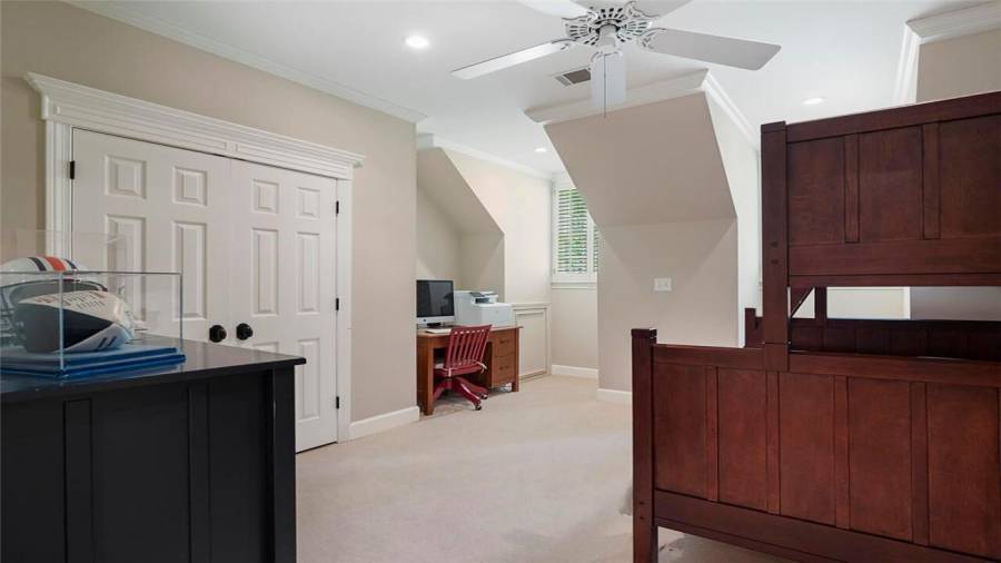 Oversized secondary bdrm #2 w/charming dormers