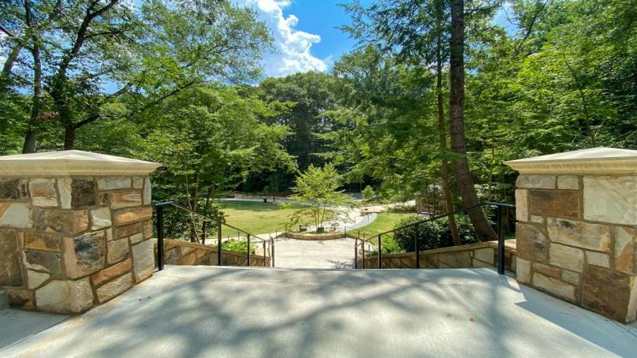 Newly upgraded play space and hardscaping at the club.