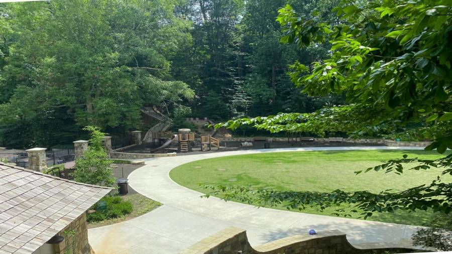 Awesome slide and playground equipment.