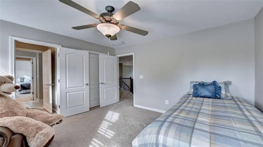 Bedroom 2 with jack-n-jill bath
