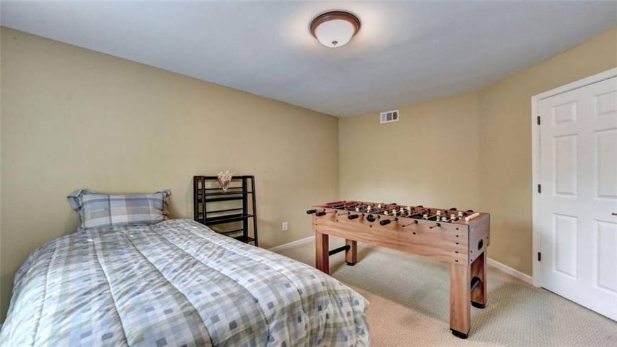 Basement bedroom