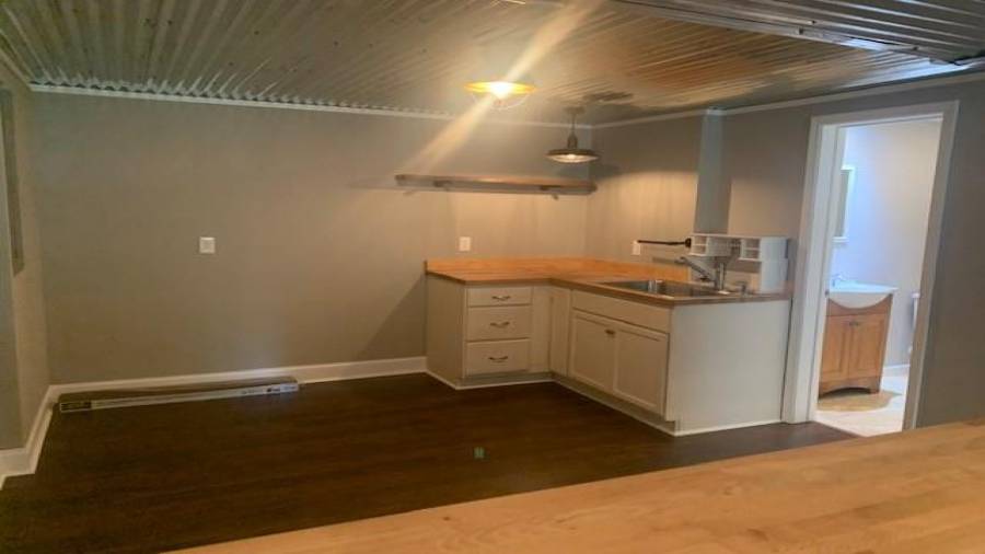 Terrace level kitchenette.