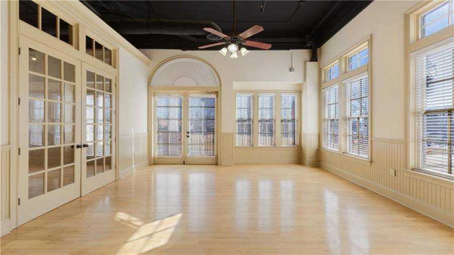 One of the three large offices off the common area