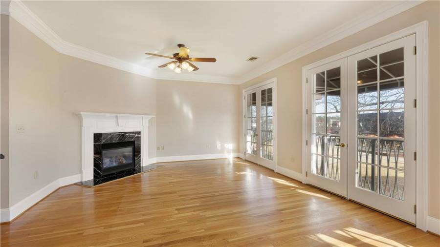 Upstairs condo Unit 2 family room