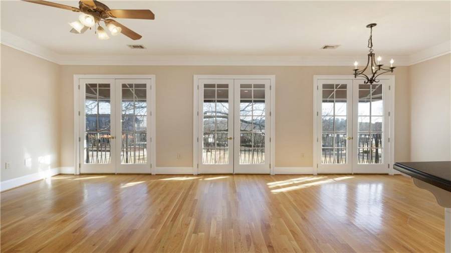 Upstairs condo Unit 2 family room