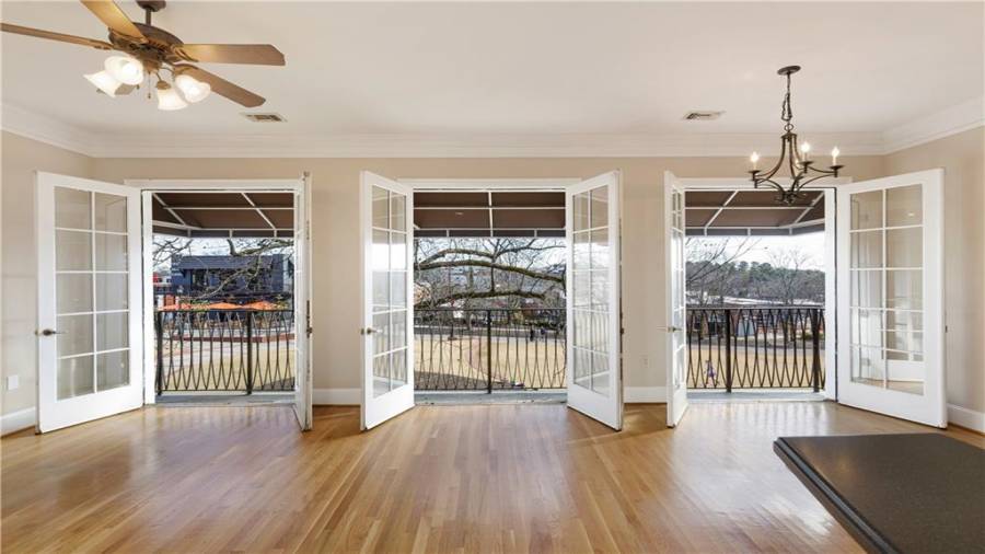 Upstairs condo Unit 2 family room