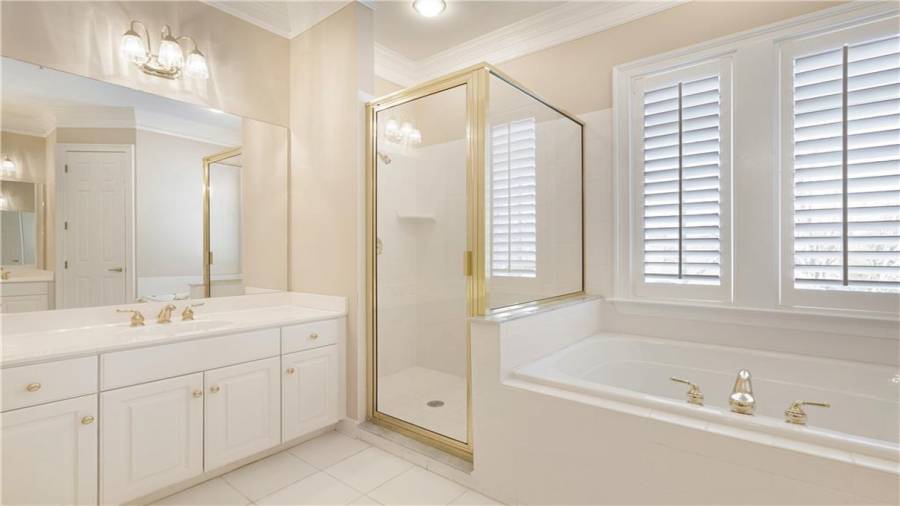 Upstairs condo Unit 2 primary bath