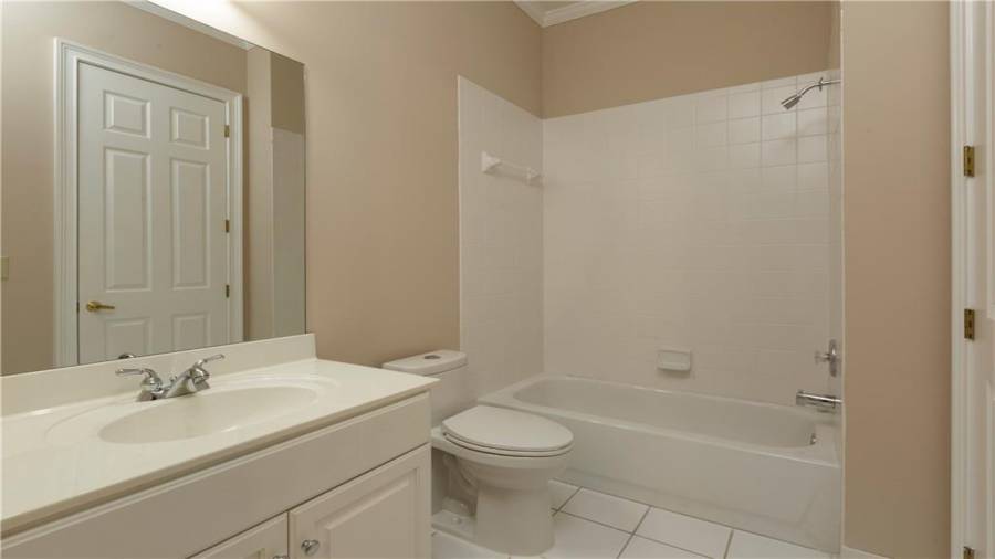 Upstairs condo Unit 2 secondary bath