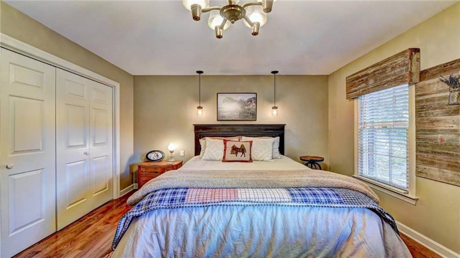 Bedroom 2 on main floor - large room with large closet