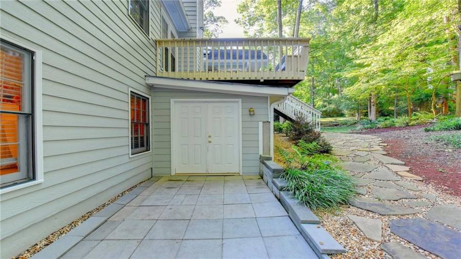 Built in Shed under deck