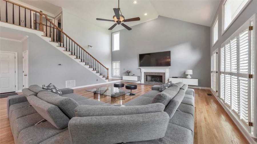 Family room with plenty of natural light!