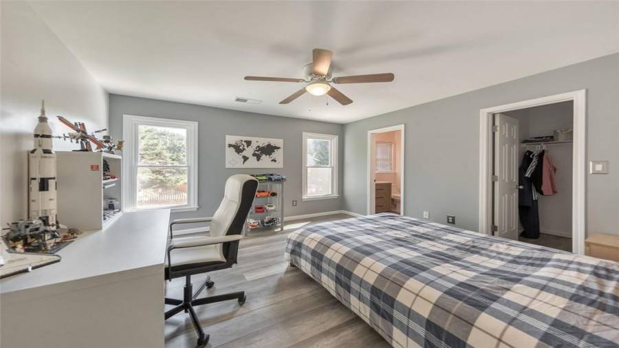 3 of 3 secondary bedrooms upstairs!