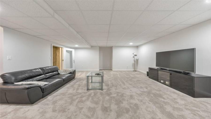 Family room in the basement!