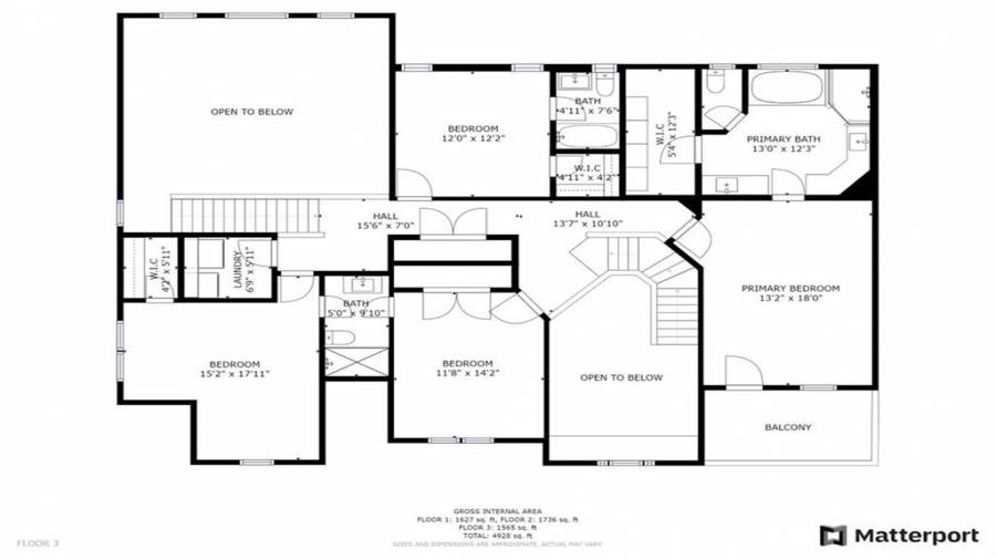 Upstairs floor plan!
