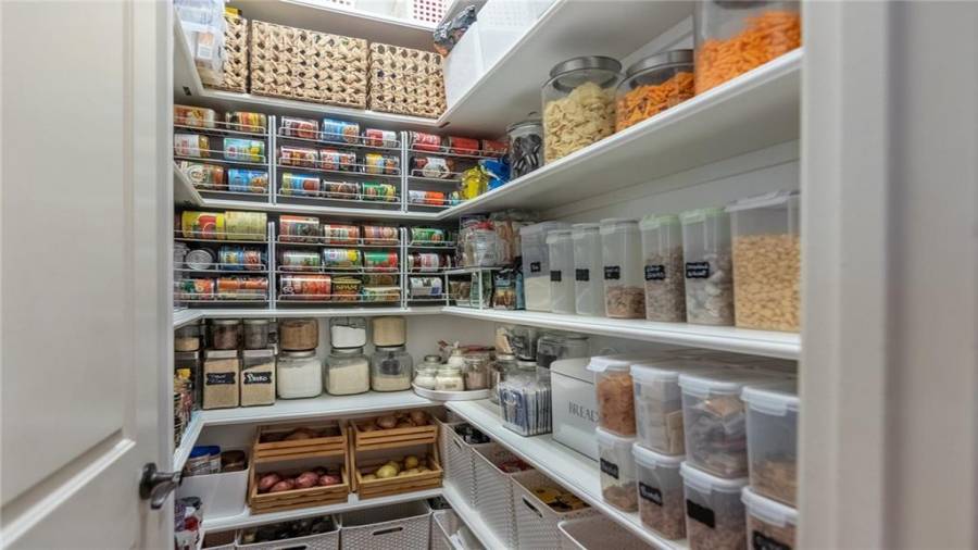 Expansive Walk In Pantry
