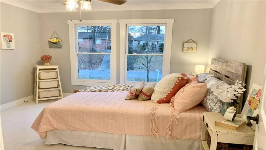 Bedroom 3 is very spacious and boasts a HUGE walk in closet!!