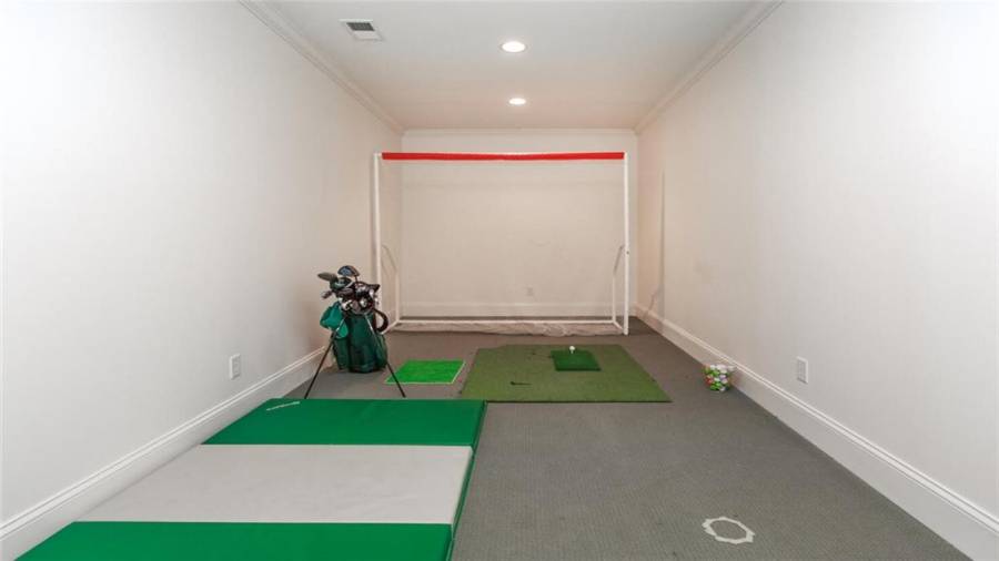 Golf Practice Area or Wine Cellar...