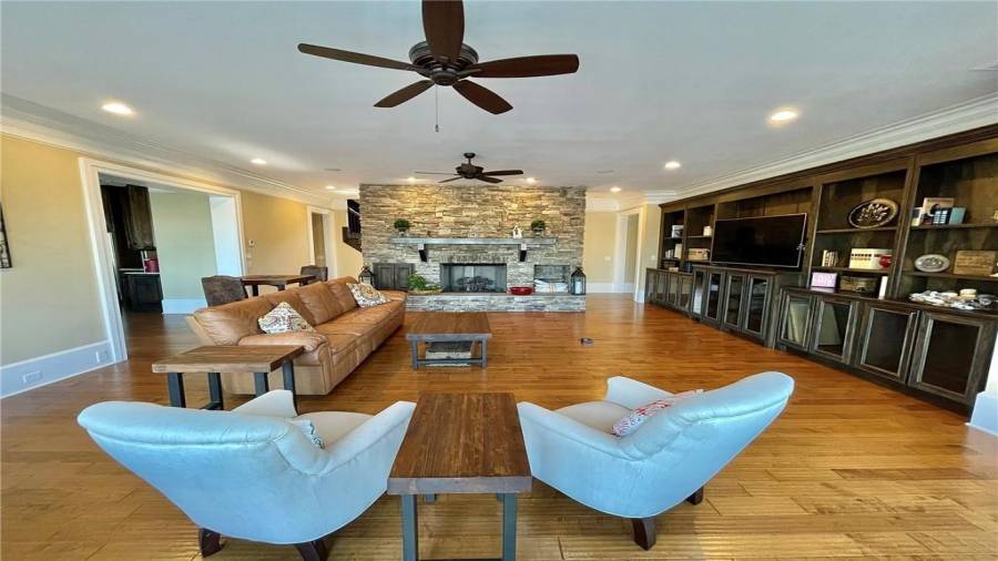 Second view of family room.