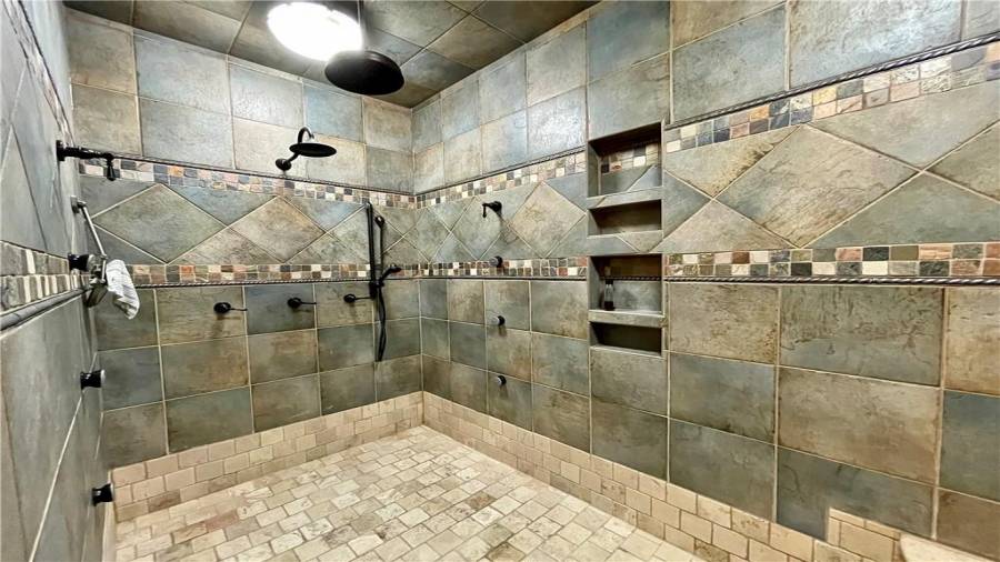 His Master jetted, rain fall shower large enough to shower a baby elephant.