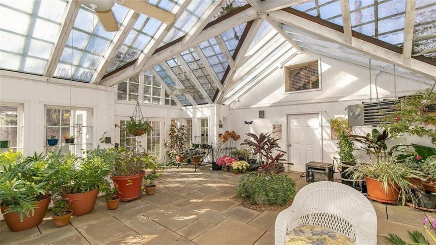 Internal View of Climate Controlled Green House