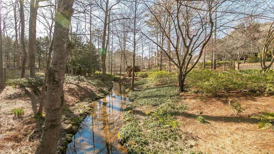 Creek Running Through Middle of Property