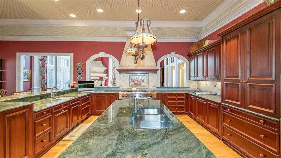 View from Kitchen into 2-Story Great Room