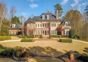 Exquisite 13,000 sqft Custom-Built English Estate located in the Heart of NW Cobb County