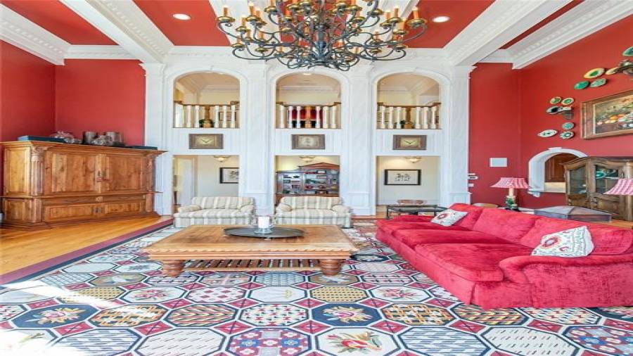 Beautiful Arched Views from Second Story into Great Room