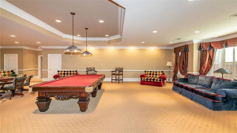 Side View of Basement Great Room