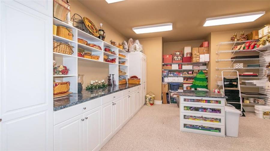 Seasonal Storage Room in Basement