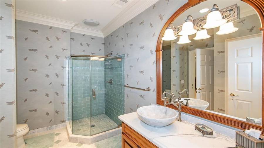 Full Bath in Basement