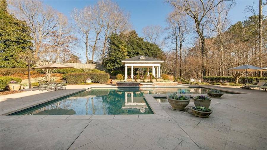 Rear Grounds with Heated Pool, Hot Tub and Lanai