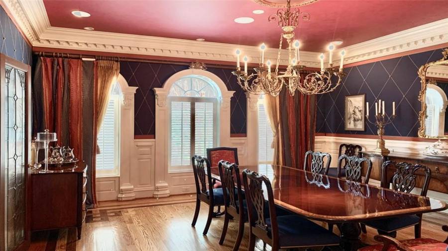 Formal Dining Room at Front of Estate