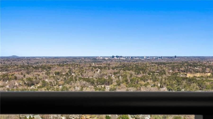 North Terrace (One Of Three Terraces) Off The Kitchen/Den. The Views Are Of The Perimeter Skyline and The North GA Mountains.