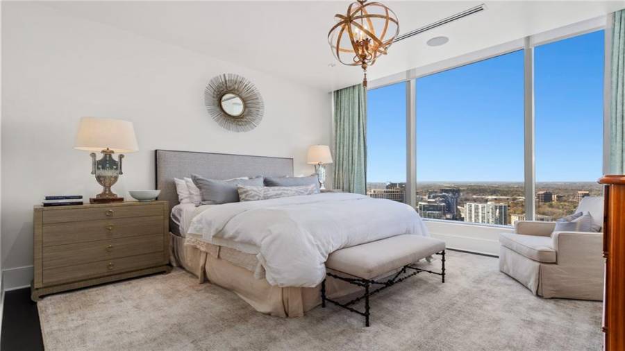 Third Bedroom With Ensuite Bath and Fabulous City Views - On The West Side Of The Unit.