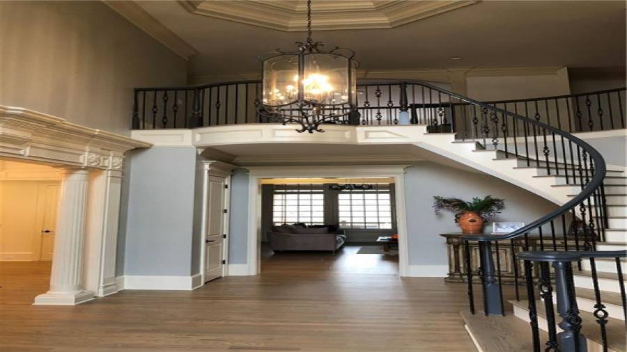 Stunning Grand Entry with Office/Library off to the right, Formal Dining to the left.