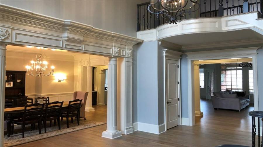 12+ Formal Dining room with intricate Millwork